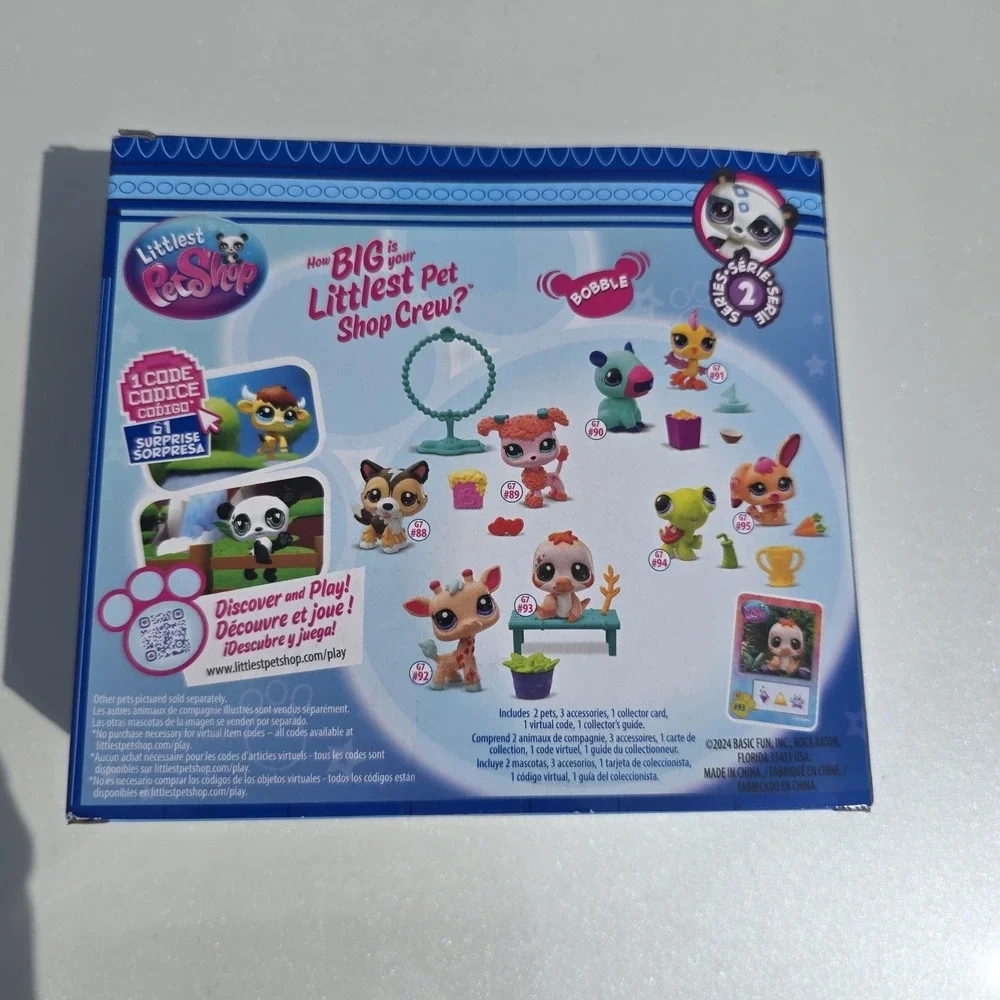 Littlest Pet‎ Shop 2 Pack Pet Pairs Zoo Pals #92 Giraffe & #93 Sloth G7 S2 New